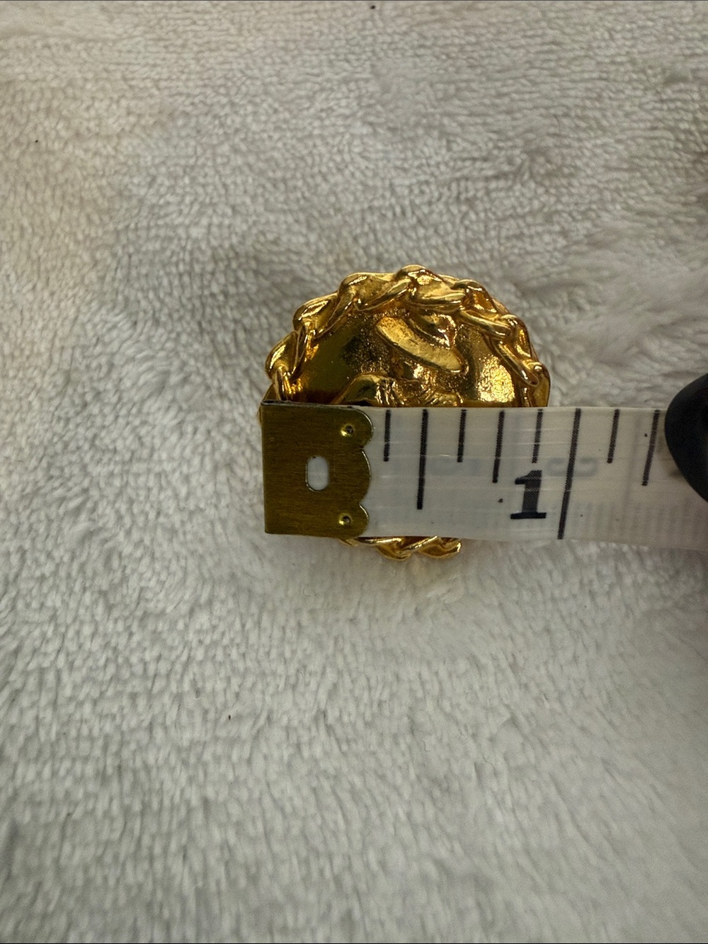 Vintage Chanel Gold Tone Figural Lady Clip-On Earrings Made in France RARE w/COA - Picture 10 of 11